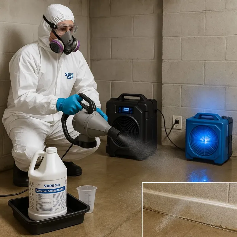 Sanitization and Odor Removal process in Westfield, PA